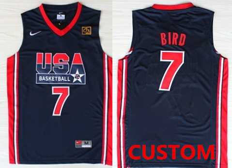 Men & Youth Customized 1992 Olympics Team USA Navy Blue Swingman Jersey->customized nba jersey->Custom Jersey